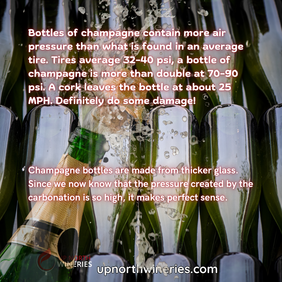 Did you know a champagne bottle holds more pressure than a car tire? Learn why thicker glass is essential and how to pop bubbly safely! 🥂
