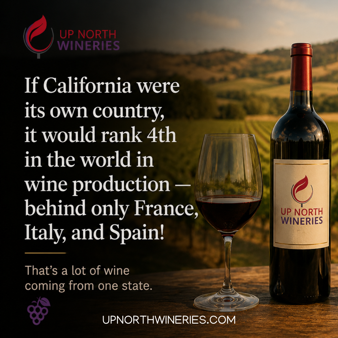 Discover why California ranks fourth in global wine production and how it became one of the world’s biggest wine regions.
