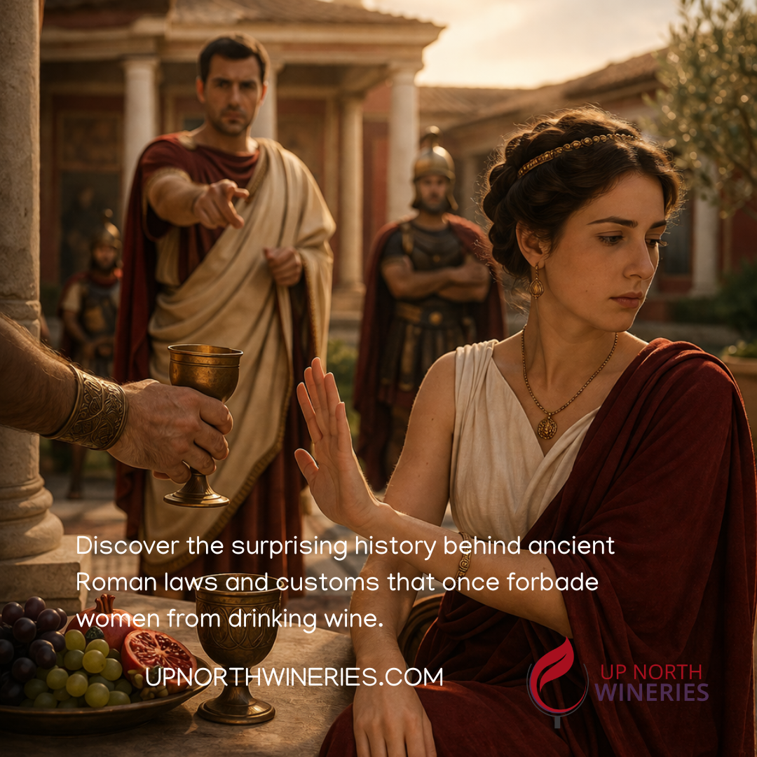 Discover the surprising history behind ancient Roman laws and customs that once forbade women from drinking wine.