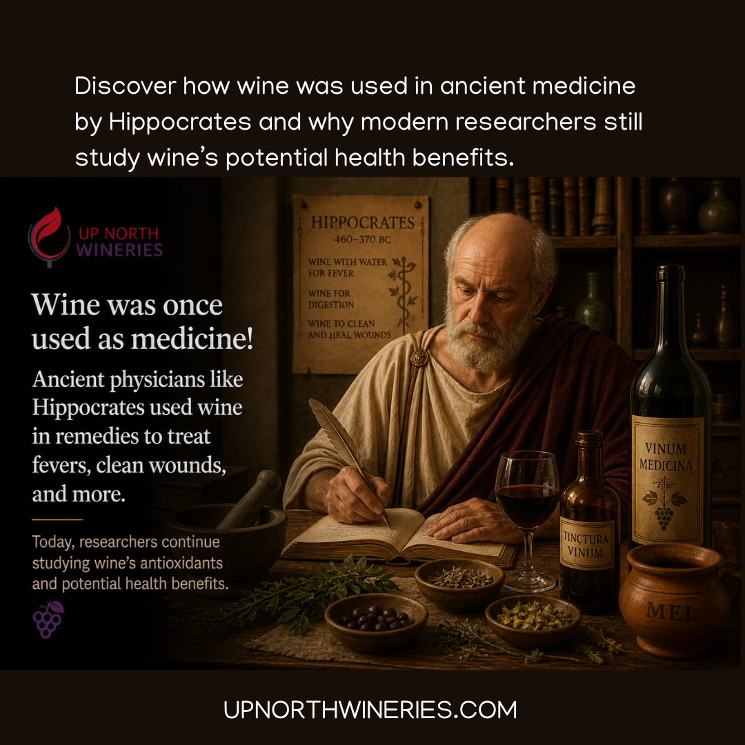 Discover how wine was used in ancient medicine by Hippocrates and why modern researchers still study wine’s potential health benefits.