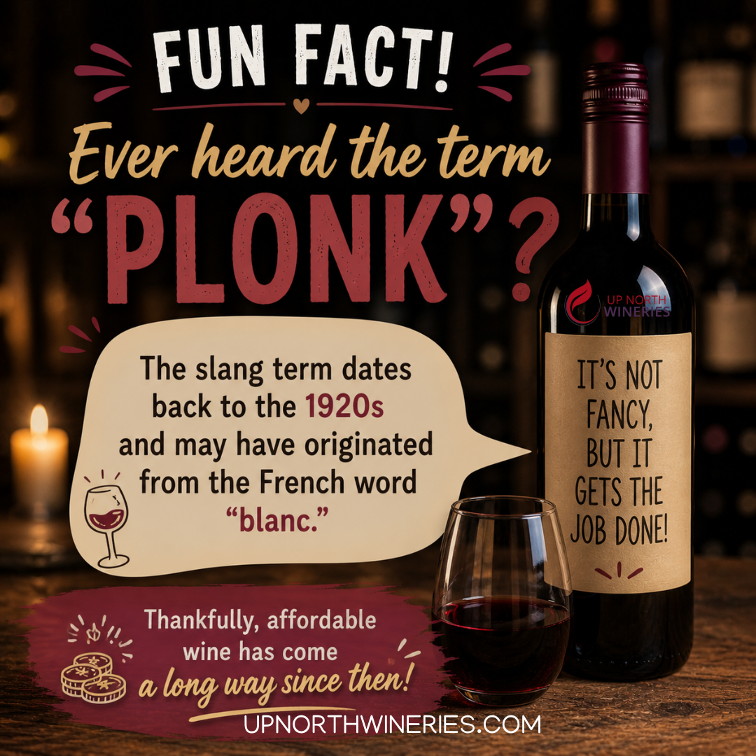 Discover the origin of the slang term “plonk” and why it became associated with cheap, low-quality wine.